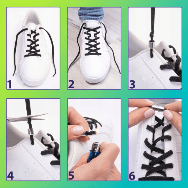 Zip-Pro Sznurowadła sznurówki elastyczne bez wiązania